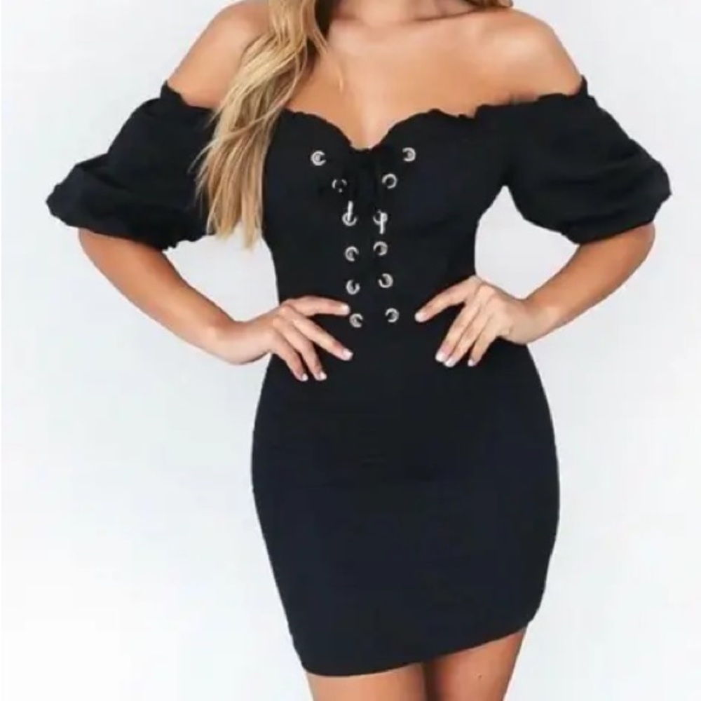 NWOT I.AM.GIA Alya Dress in Black